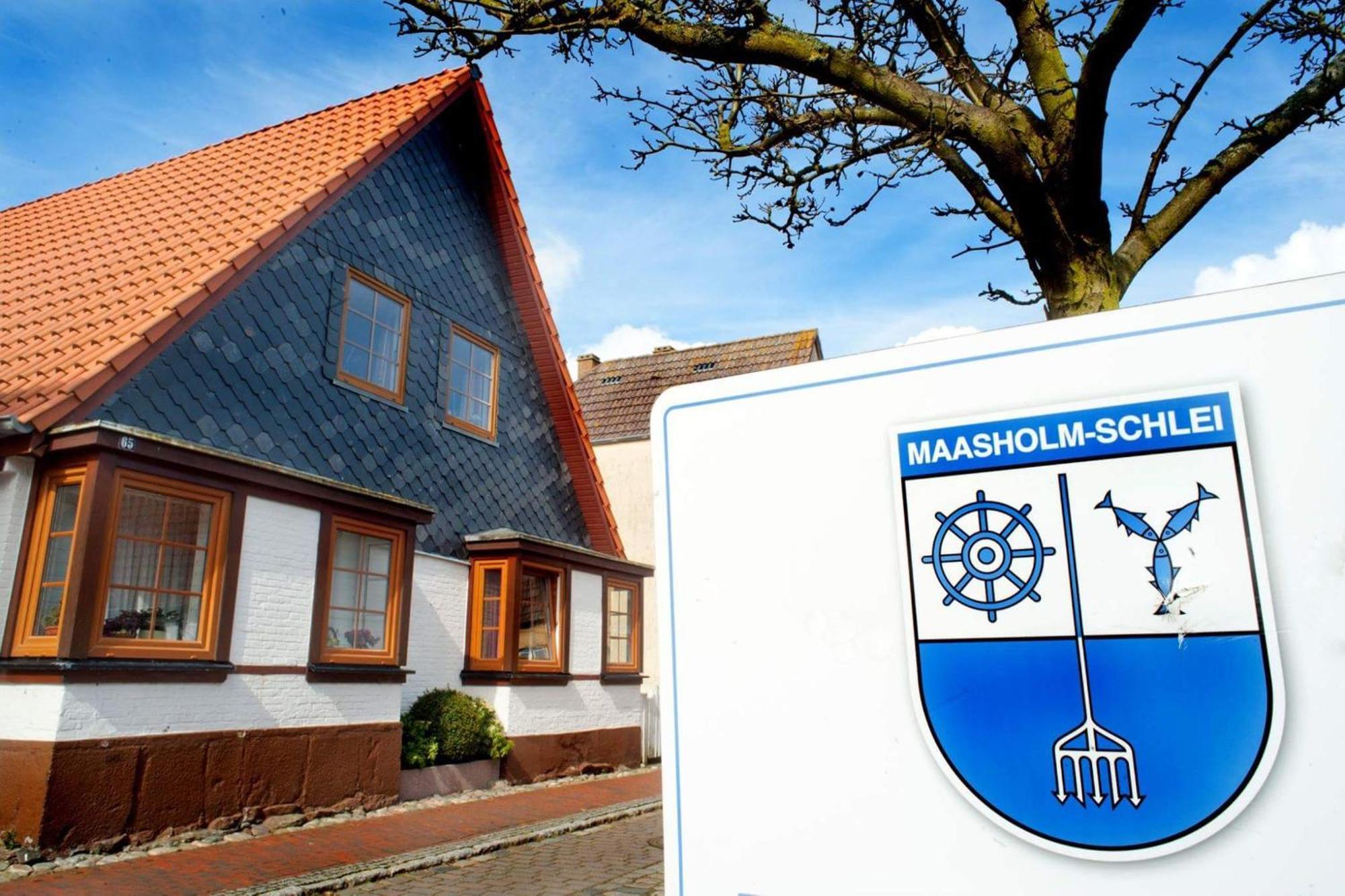 Trautes Heim Ferienwohnung Ost Maasholm Eksteriør bilde